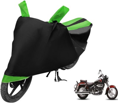 MOCKHE Two Wheeler Cover for Hyosung(Aquila 250, Black, Green)