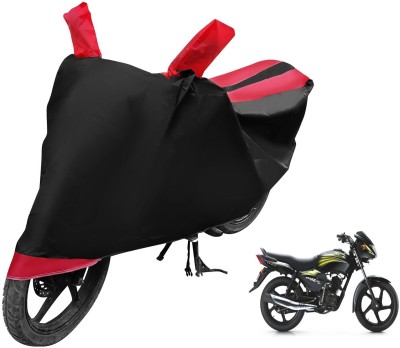 MOCKHE Two Wheeler Cover for TVS(Star City, Black, Red)