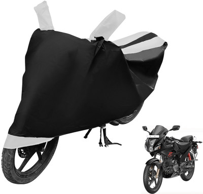 Auto Hub Two Wheeler Cover for Hero(Karizma, Black, White)