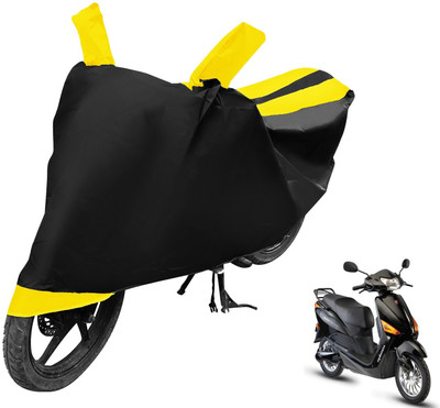Auto Hub Two Wheeler Cover for Hero(Electric Optima, Black, Yellow)