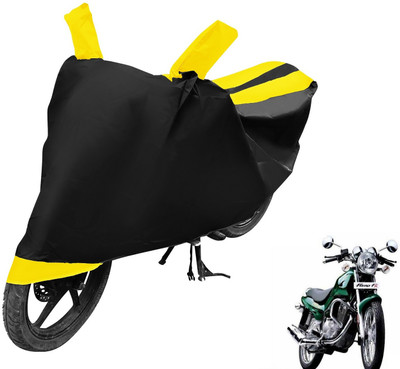 Auto Hub Two Wheeler Cover for TVS(Fiero F2, Black, Yellow)
