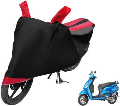 Auto Hub Two Wheeler Cover for Hero(Maestro, Black, Red)