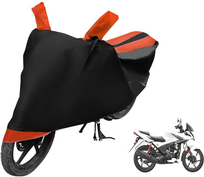 MOCKHE Two Wheeler Cover for Hero(Ignitor, Black, Orange)