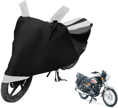 Auto Hub Two Wheeler Cover for TVS(Max 4R, Black, White)