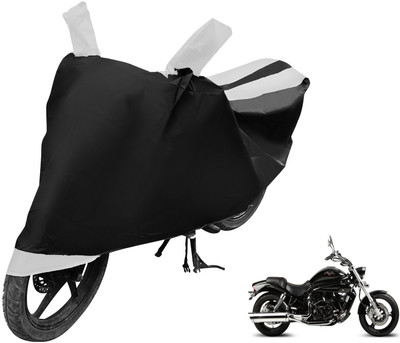 MOCKHE Two Wheeler Cover for Hyosung(Aquila Pro 650, Black, White)