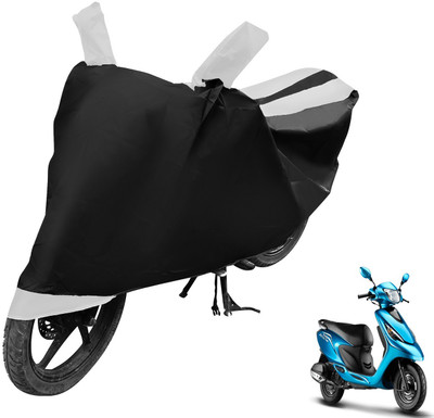 Auto Hub Two Wheeler Cover for TVS(Zest, Black, White)