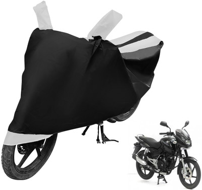 Auto Hub Waterproof Two Wheeler Cover for Bajaj(Pulsar 180 DTS-i, White)