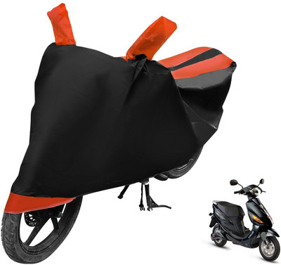 MOCKHE Two Wheeler Cover for Hero(Electric Cruz, Black, Orange)