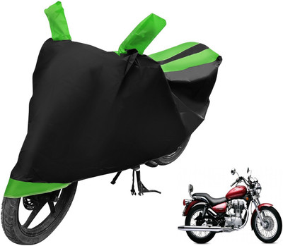 Amanzo Waterproof Two Wheeler Cover for Royal Enfield(Bullet Electra Twinspark, Green)