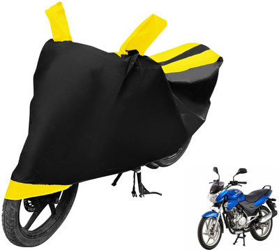 Amanzo Waterproof Two Wheeler Cover for Bajaj(Discover 150 f, Yellow)