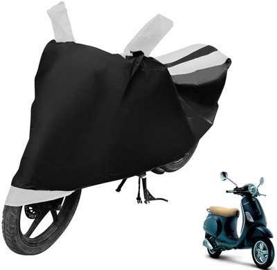 Auto Hub Two Wheeler Cover for Vespa(Piaggio Vespa, Black, White)