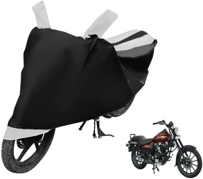 AUTYLE Two Wheeler Cover for Bajaj(Avenger 150 Street, Black, White)