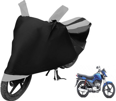Auto Hub Two Wheeler Cover for Mahindra(Stallio, Black, Silver)