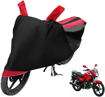 Auto Hub Two Wheeler Cover for Hero(Glamour FI, Black, Red)