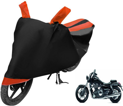 MOCKHE Two Wheeler Cover for Triumph(Black, Orange)