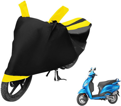 MOCKHE Two Wheeler Cover for Hero(Maestro, Black, Yellow)