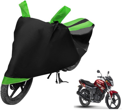 Auto Hub Two Wheeler Cover for Yamaha(SZ X, Black, Green)