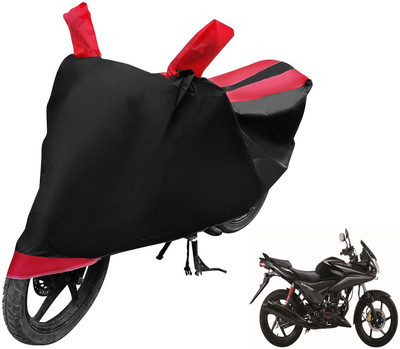 Auto Hub Two Wheeler Cover for Honda(CBF Stunner, Black, Red)