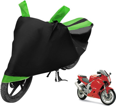MOCKHE Two Wheeler Cover for Hyosung(GT650R, Black, Green)