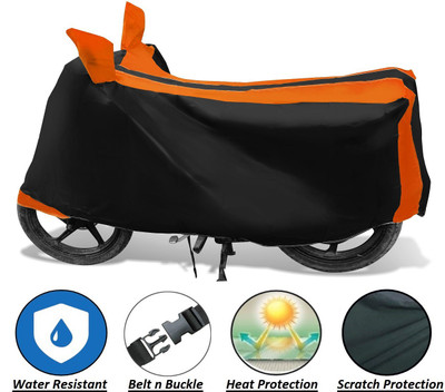 MOCKHE Two Wheeler Cover for TVS(Apache RR 310, Black, Orange)