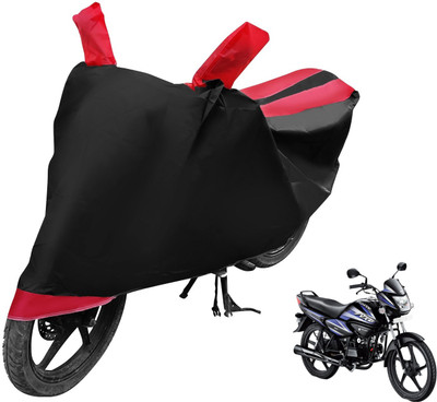 Auto Hub Two Wheeler Cover for Hero(Splendor NXG, Black, Red)
