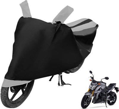 MOCKHE Two Wheeler Cover for Suzuki(GSX S1000, Black, Silver)