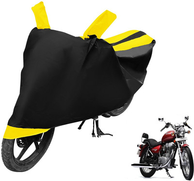 MOCKHE Two Wheeler Cover for Royal Enfield(Thunderbird 500, Black, Yellow)
