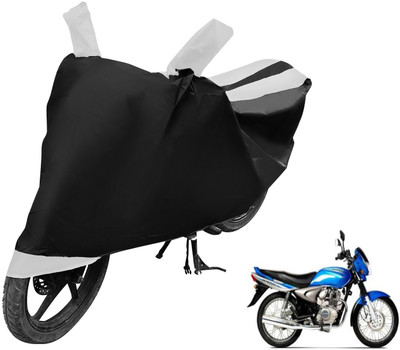 Auto Hub Two Wheeler Cover for Bajaj(Wind 125, Black, White)