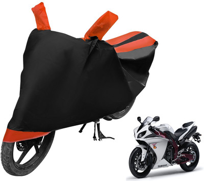 Amanzo Waterproof Two Wheeler Cover for Yamaha(YZF-R1, Orange)
