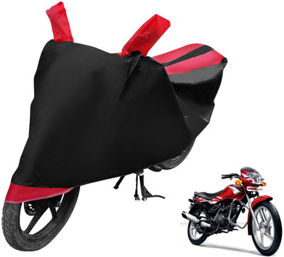 Auto Hub Two Wheeler Cover for TVS(Star Sport, Black, Red)