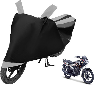 MOCKHE Two Wheeler Cover for TVS(Pheonix, Black, Silver)