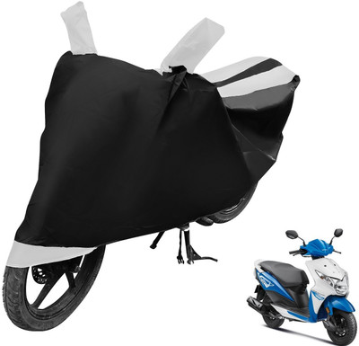 Auto Hub Two Wheeler Cover for Honda(Deo, Black, White)