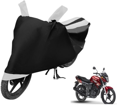 MOCKHE Two Wheeler Cover for Yamaha(SZ X, Black, White)