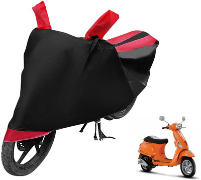 Auto Hub Two Wheeler Cover for Vespa(Vespa SXL, Black, Red)