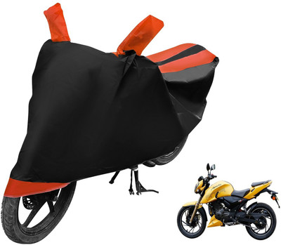 Amanzo Waterproof Two Wheeler Cover for TVS(Apache RTR 200, Orange)