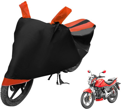 MOCKHE Two Wheeler Cover for Hero(Xtreme Sports, Black, Orange)