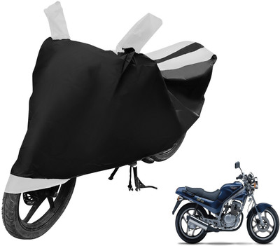Auto Hub Two Wheeler Cover for Hyosung(GF 125, Black, White)