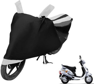 Auto Hub Two Wheeler Cover for Mahindra(Duro, Black, White)