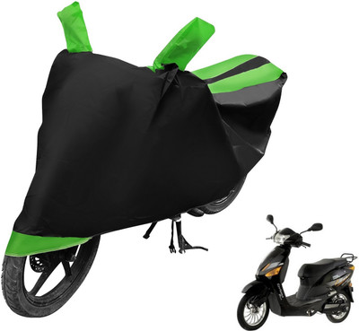 Auto Hub Two Wheeler Cover for Hero(Electric Zippy, Black, Green)