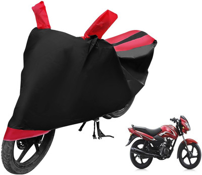Auto Hub Two Wheeler Cover for TVS(Sport, Black, Red)