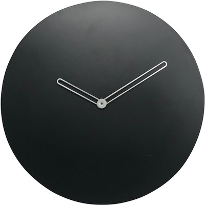 Crimson Knot Analog 24 cm X 24 cm Wall Clock(Black, Without Glass, Standard)