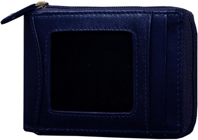 ABYS Men Blue Genuine Leather Card Holder(13 Card Slots)