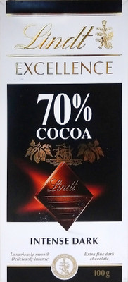 LINDT Excellence Intense Dark Bars(100 g)