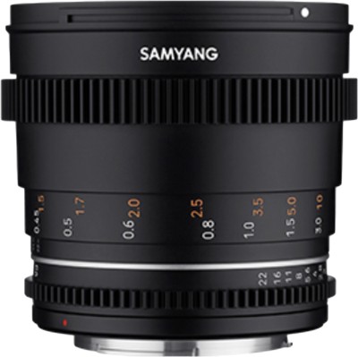 Samyang 50mm T1.5 VDSLR MK2 For Canon Wide-angle Prime  Lens(Black, 50 mm)