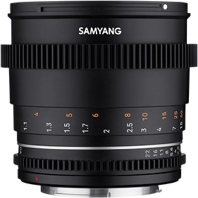 Samyang 85mm T1.5 VDSLR MK2 For Canon Wide-angle Prime  Lens(Black, 85 mm)
