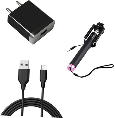 DAKRON Wall Charger Accessory Combo for LG W31+(Black)