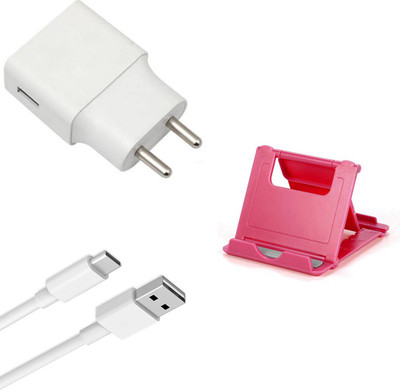 SARVIN Wall Charger Accessory Combo for Samsung Galaxy M31s(White)