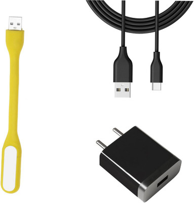 DAKRON Wall Charger Accessory Combo for Samsung Galaxy M31s(Black)