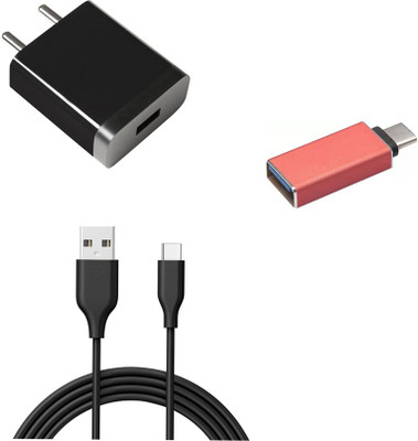 DAKRON Wall Charger Accessory Combo for Xiaomi Poco X3(Black)