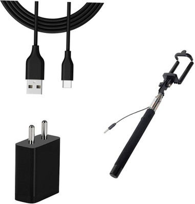 DAKRON Wall Charger Accessory Combo for Huawei P40 Pro+(Black)